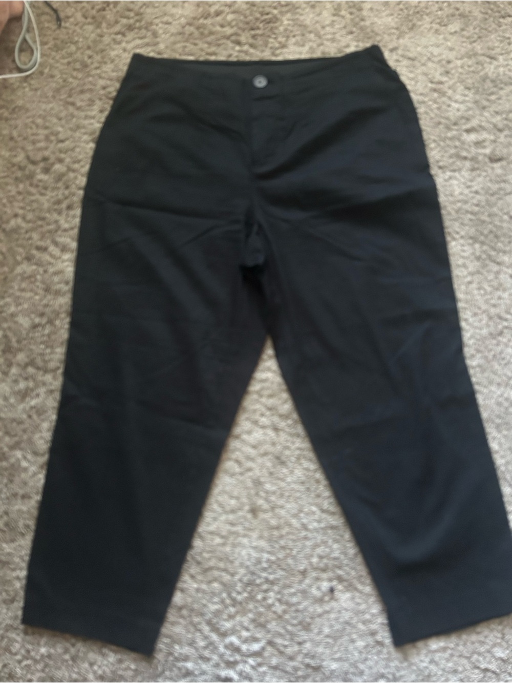 Ava & Viv Black Straight-Leg Women's Pants